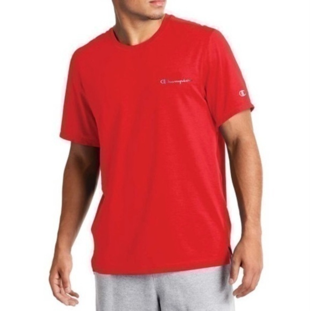 NWT. CHAMPION Scarlet Logo Sport Tee